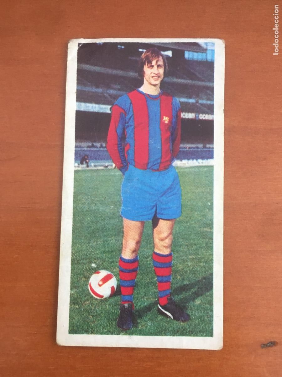 Cromos de f&uacute;tbol: johan cruyff barcelona liga 75 76 1975 1976 ediciones este nunca pegado