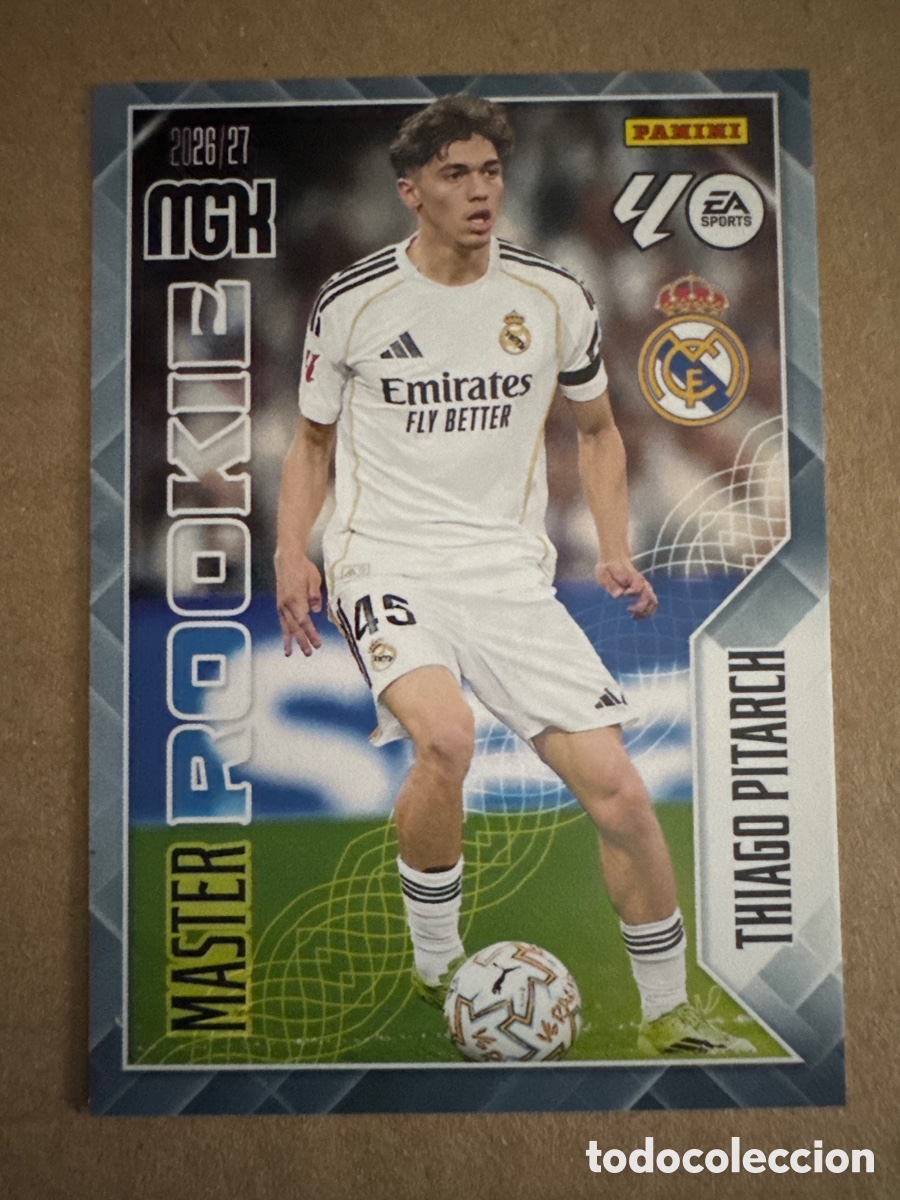 Fu&szlig;ball-Sticker: # 419 Thiago Pitarch Real Madrid Master Rookie Megacracks 26 27 2026 2027