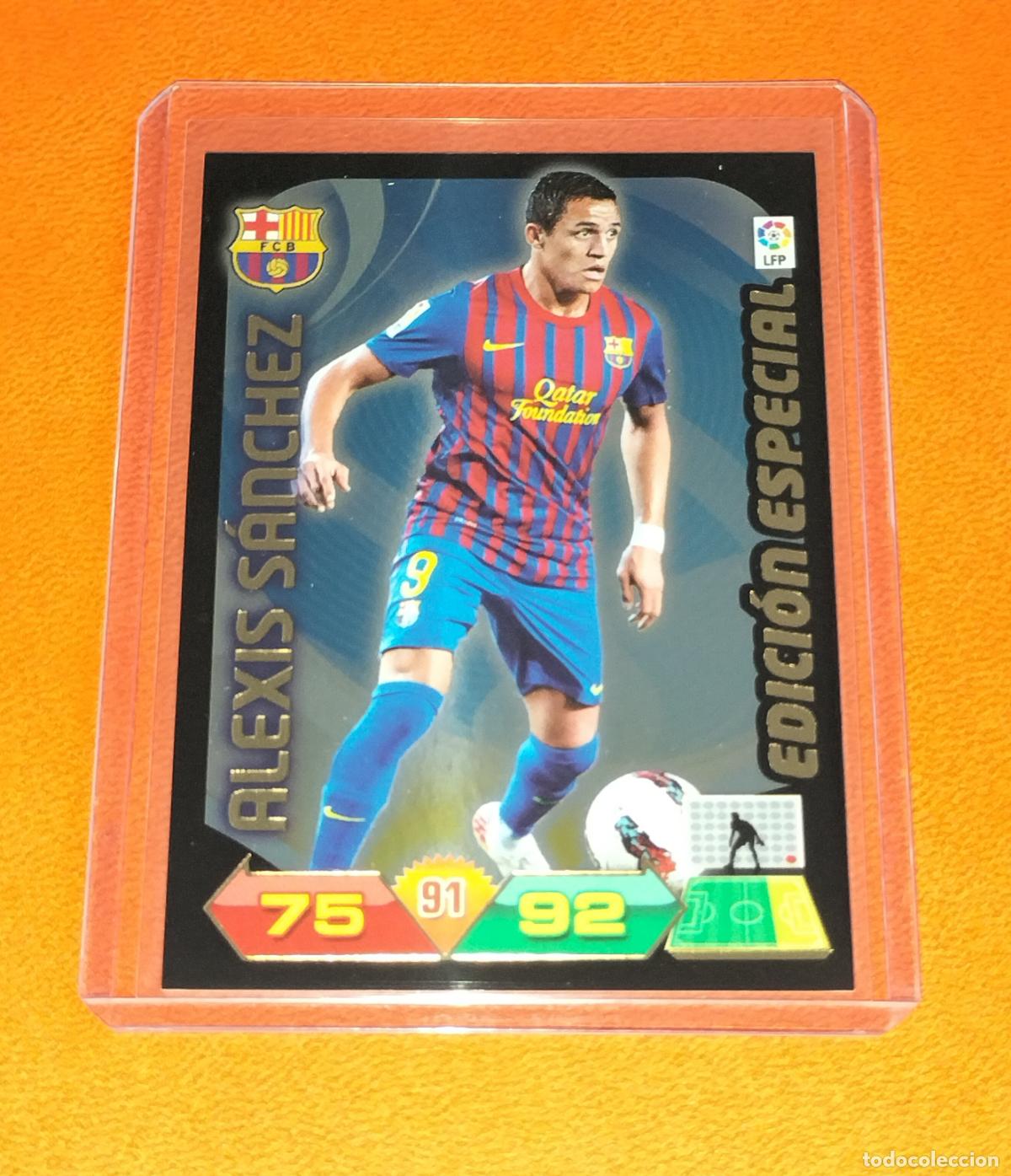 Football Stickers: ALEXIS SANCHEZ EDICION ESPECIAL FC BARCELONA CARD ADRENALYN XL LIGA BBVA 2011 2012 11 12 PANINI