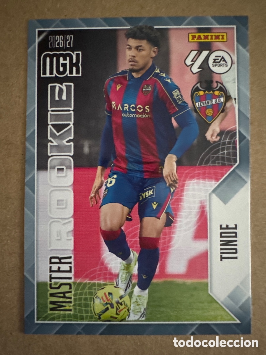 Football Stickers: # 421 Tunde Levante Master Rookie Megacracks 26 27 2026 2027