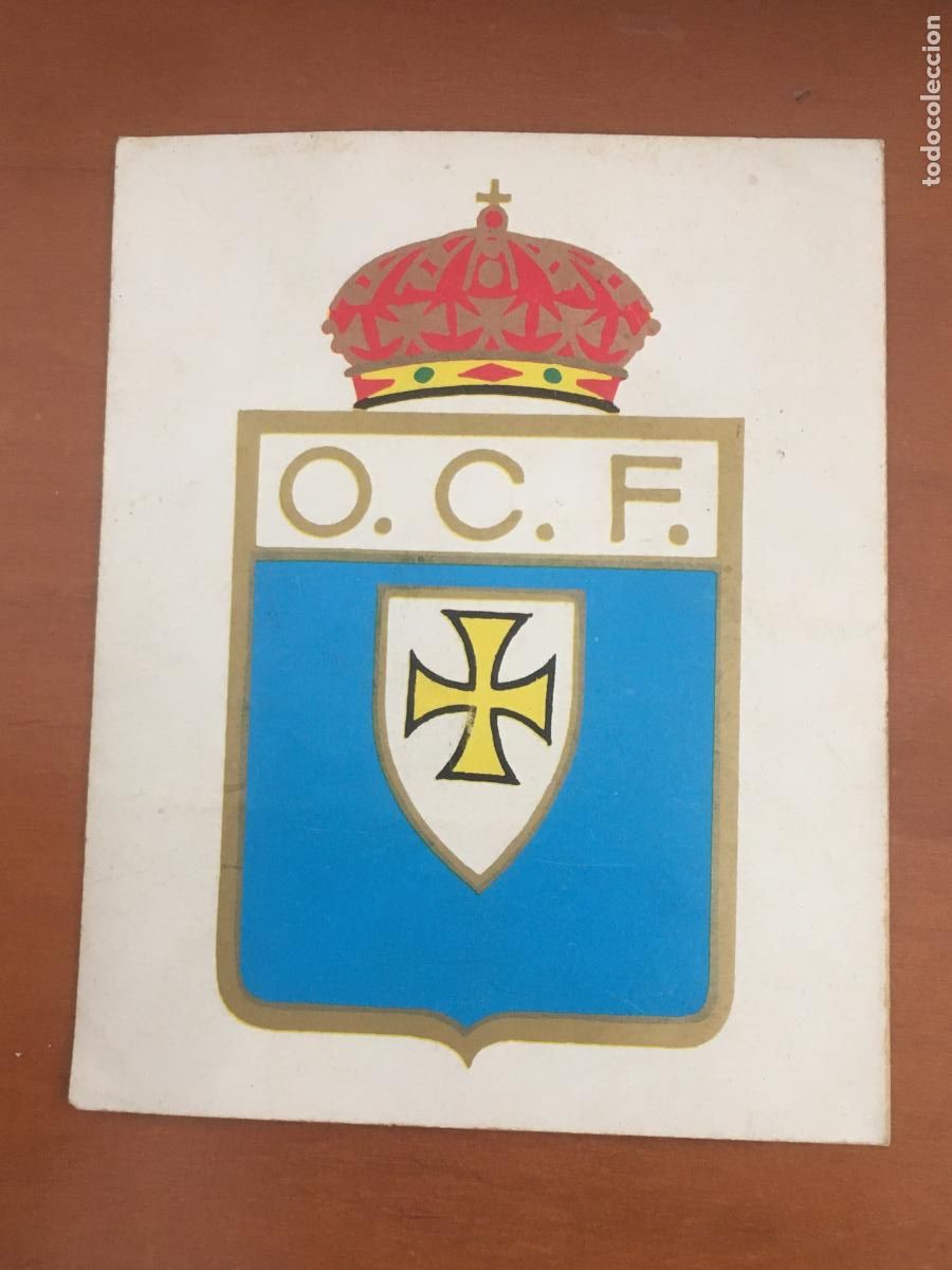 Cromos de f&uacute;tbol: escudo oviedo cromo coleccion escudos y equipos ediciones este nunca pegado