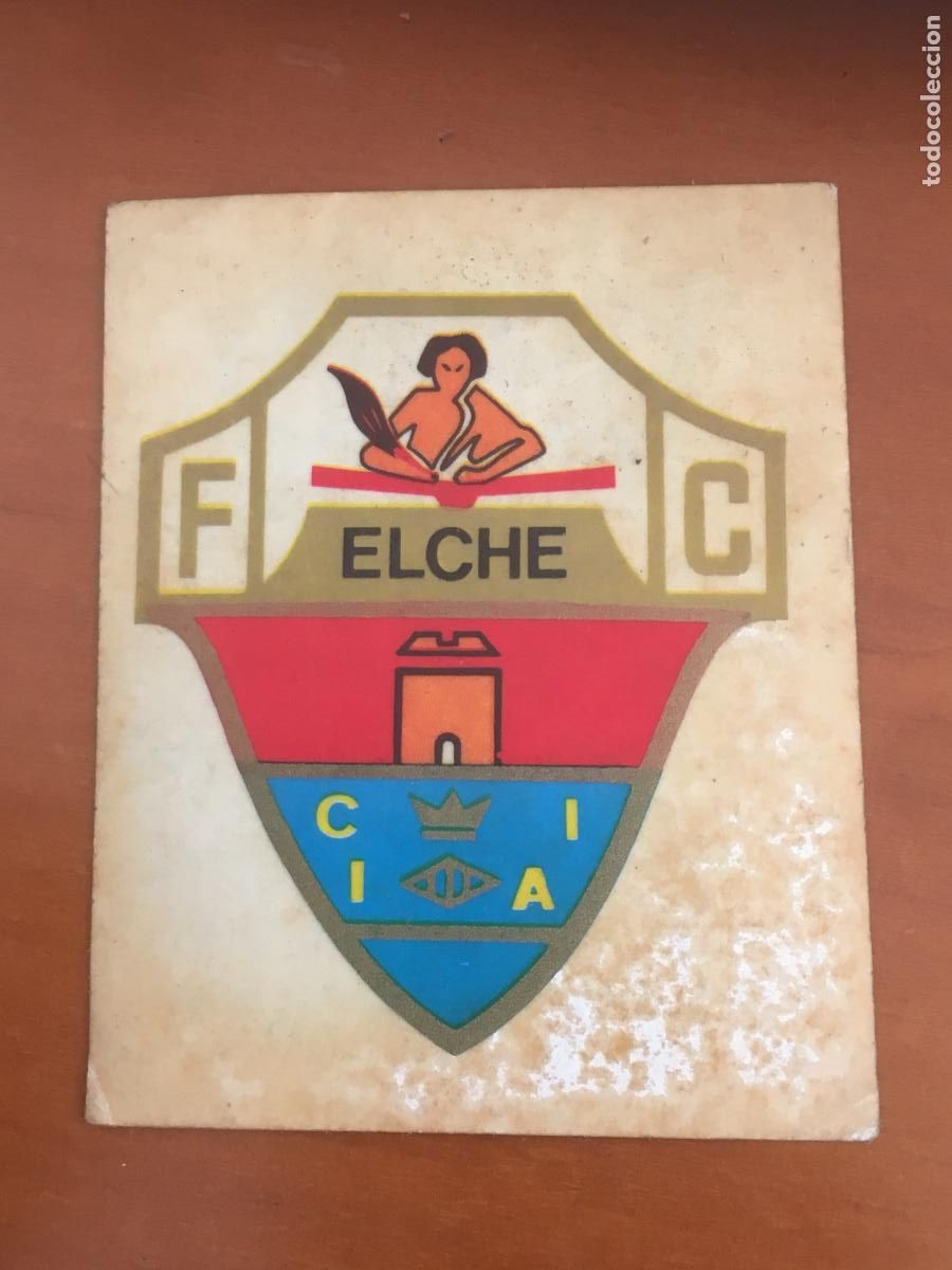 Cromos de f&uacute;tbol: escudo elche cromo coleccion escudos y equipos ediciones este nunca pegado