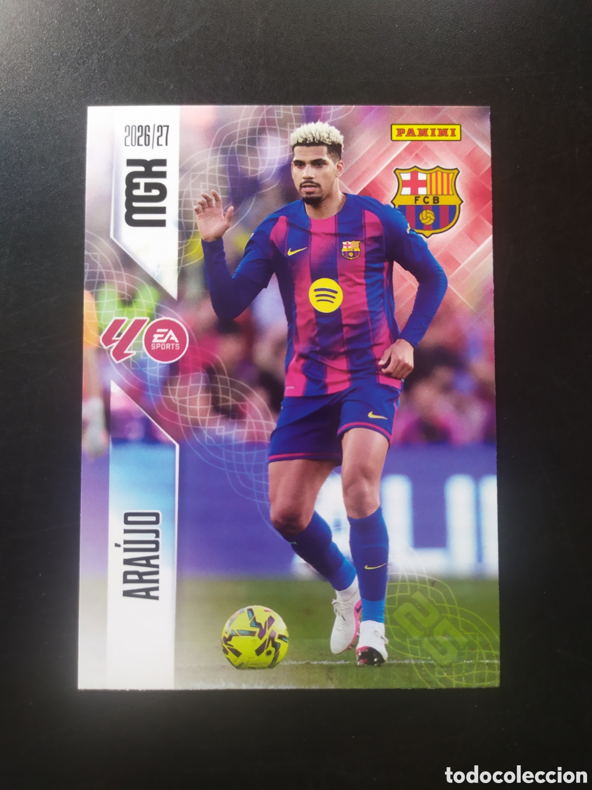 Football Stickers: Megacracks 2026 2027 26 27 panini Araujo n&deg; 80 Barcelona