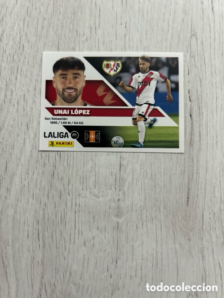 Cromos de f&uacute;tbol: Unai L&oacute;pez 14 Rayo Vallecano Liga Este 2026/27 26-27 Panini