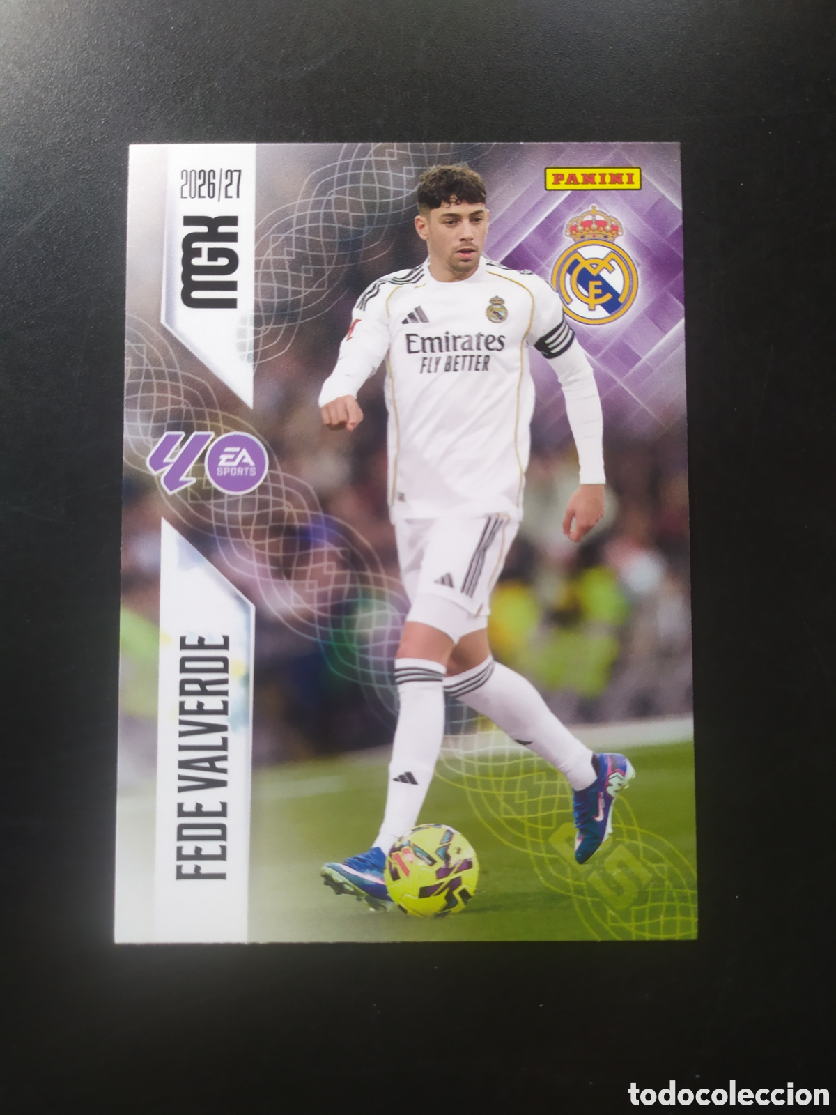 Cromos de f&uacute;tbol: Megacracks 2026 2027 26 27 panini Fede Valverde n&deg; 226 Real Madrid