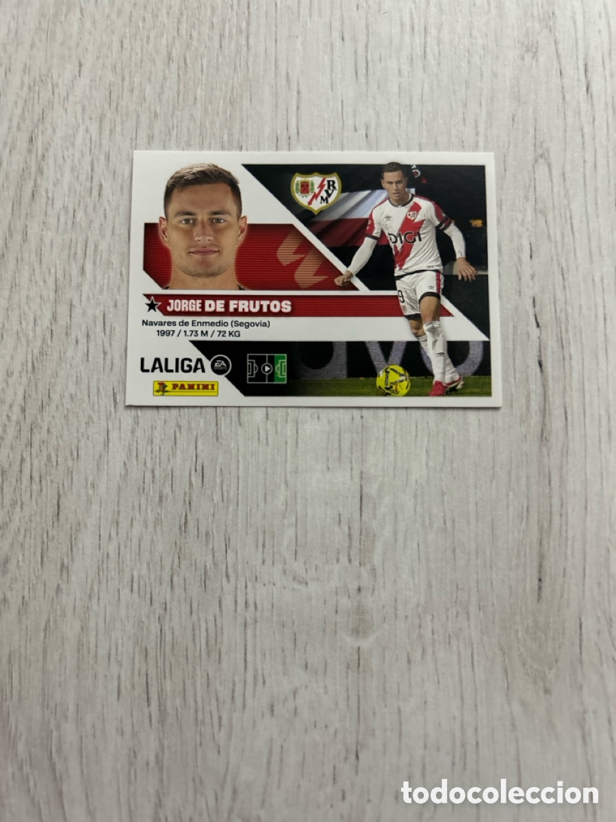 Cromos de f&uacute;tbol: De Frutos 16 Rayo Vallecano Liga Este 2026/27 26-27 Panini