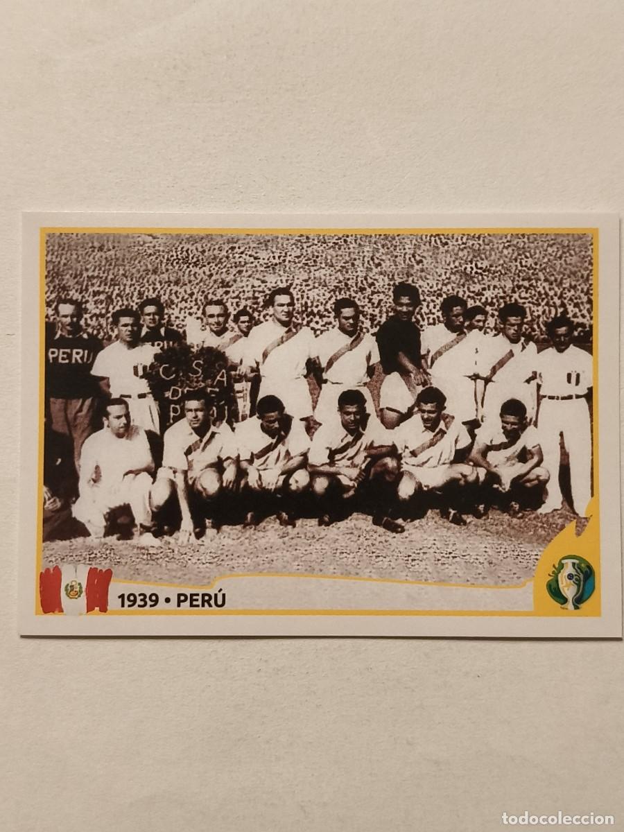 Cromos de f&uacute;tbol: #367 PERU 1939 COPA AMERICA BRASIL 2019 PANINI