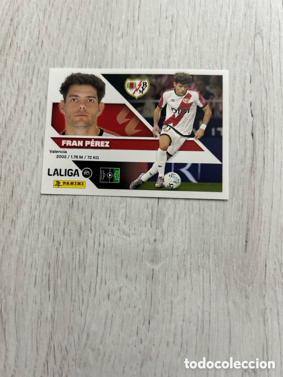 Cromos de f&uacute;tbol: Fran P&eacute;rez 17 Rayo Vallecano Liga Este 2026/27 26-27 Panini