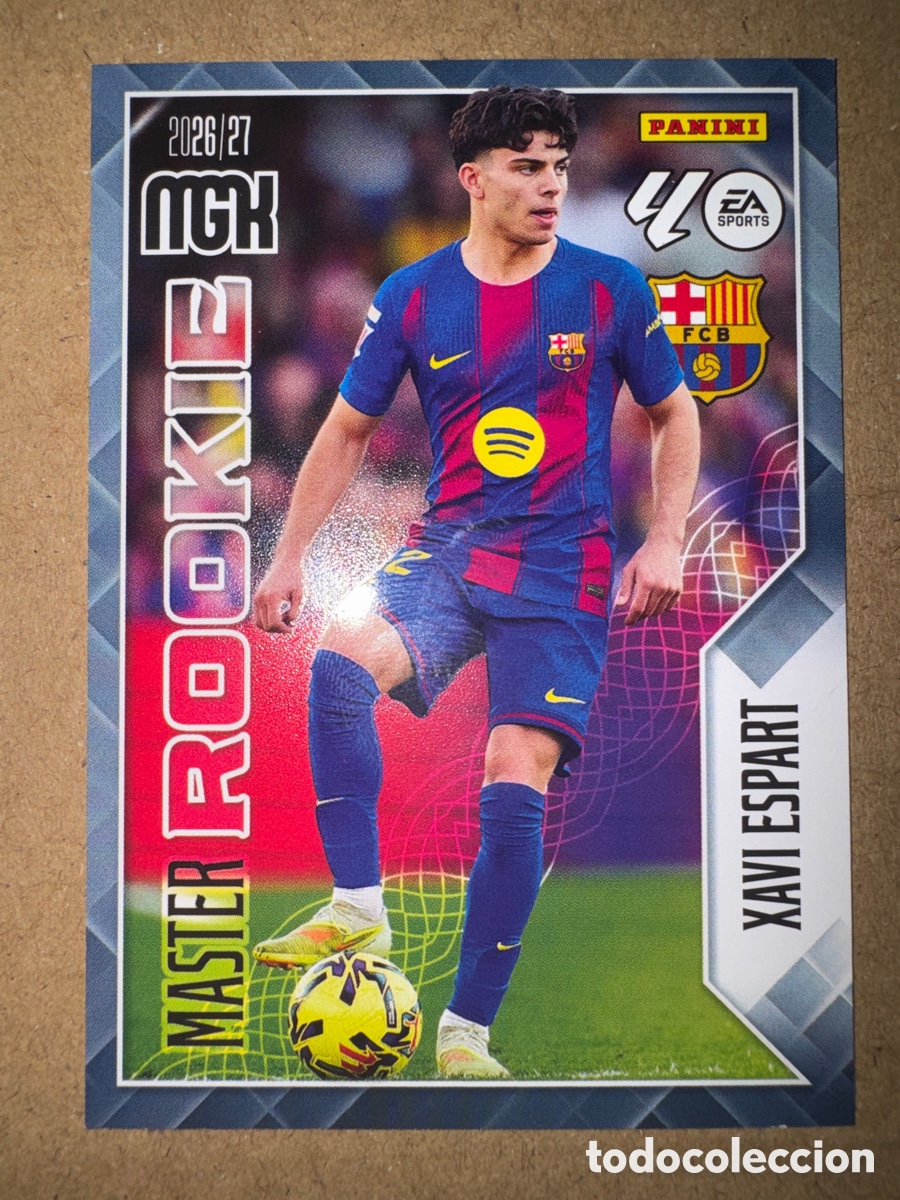 Figurine di Calcio: # 422 Xavi Espart FC Barcelona Master Rookie Megacracks 26 27 2026 2027