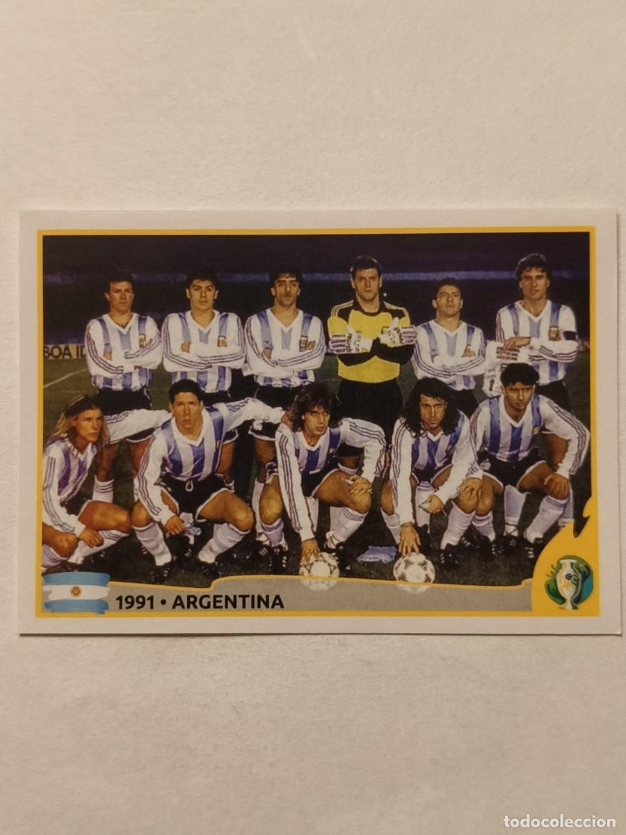 Cromos de f&uacute;tbol: #374 ARGENTINA 1991 COPA AMERICA BRASIL 2019 PANINI