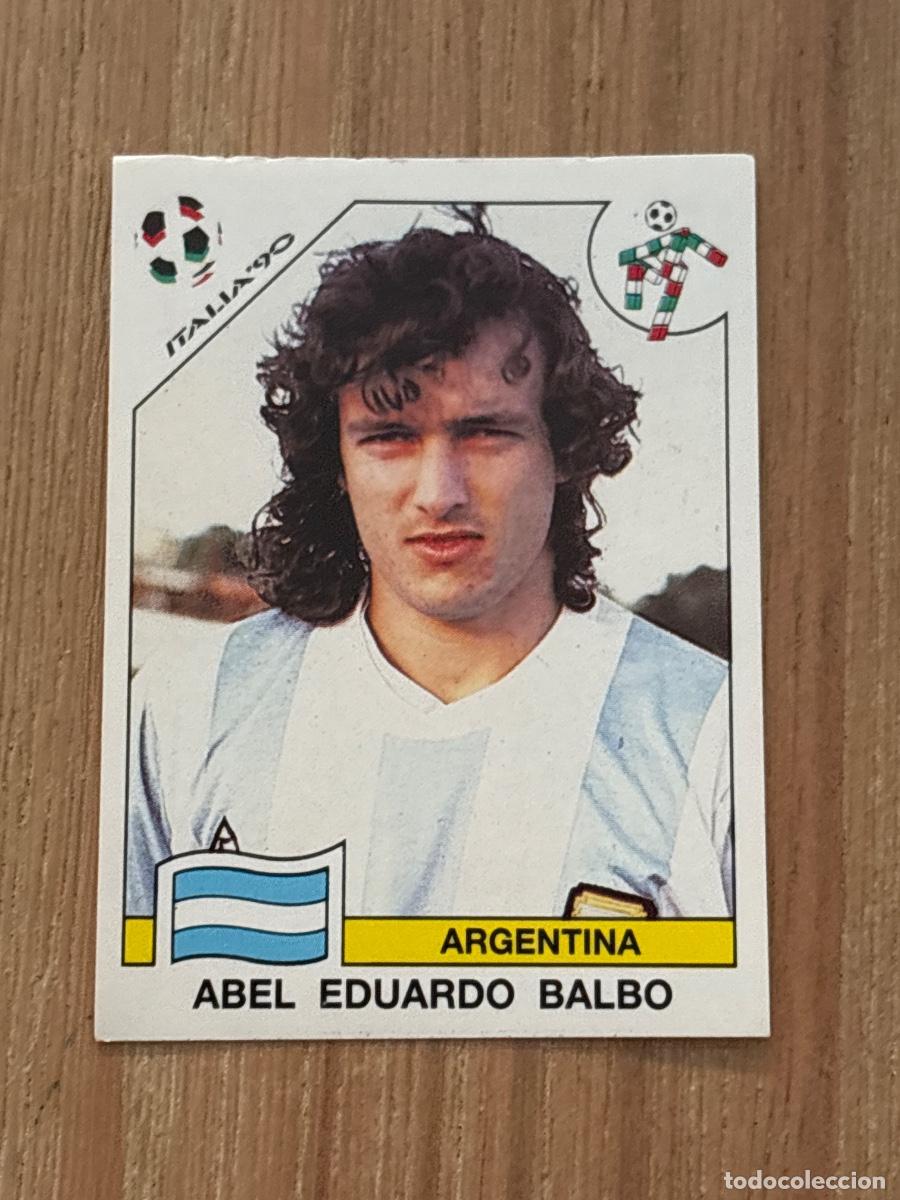 Cromos de f&uacute;tbol: 37. CROMO ABEL EDUARDO BALBO ARGENTINA N 130 MUNDIAL ITALIA 90 1990 PANINI NUNCA PEGADO SIN PEGAR