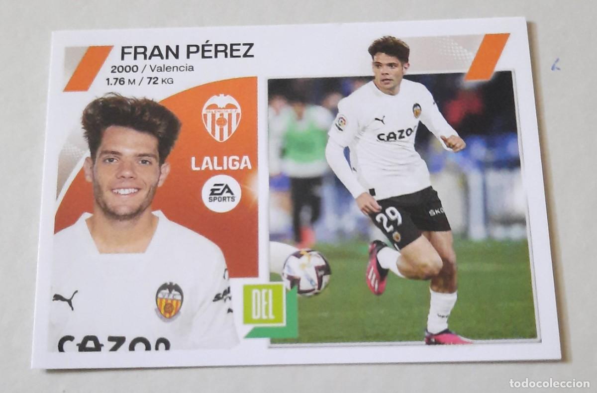 Cromos de f&uacute;tbol: Coloca n&deg;19 BIS Fran P&eacute;rez Valencia CF, 2023-24 Este Panini