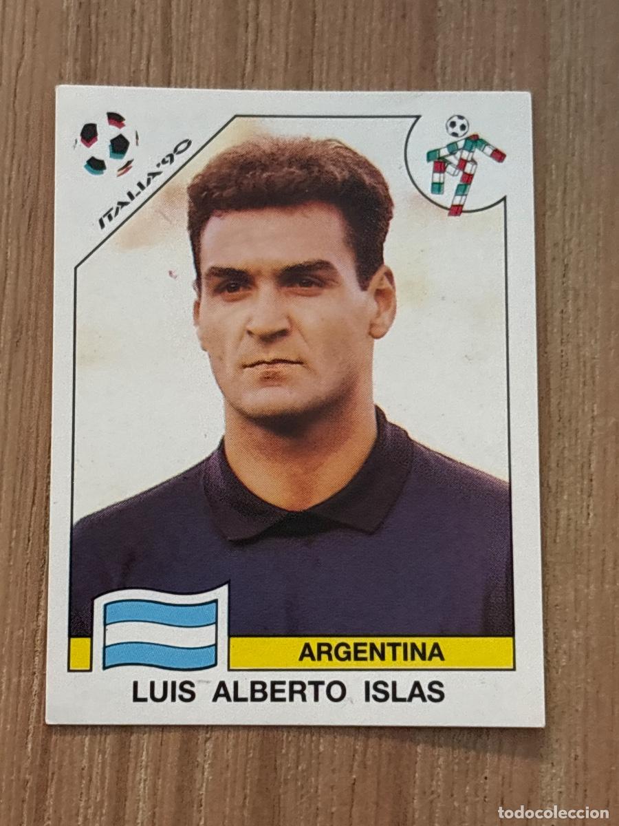 Cromos de f&uacute;tbol: 37. CROMO LUIS ALBERTO ISLAS ARGENTINA N 116 MUNDIAL ITALIA 90 1990 PANINI NUNCA PEGADO SIN PEGAR