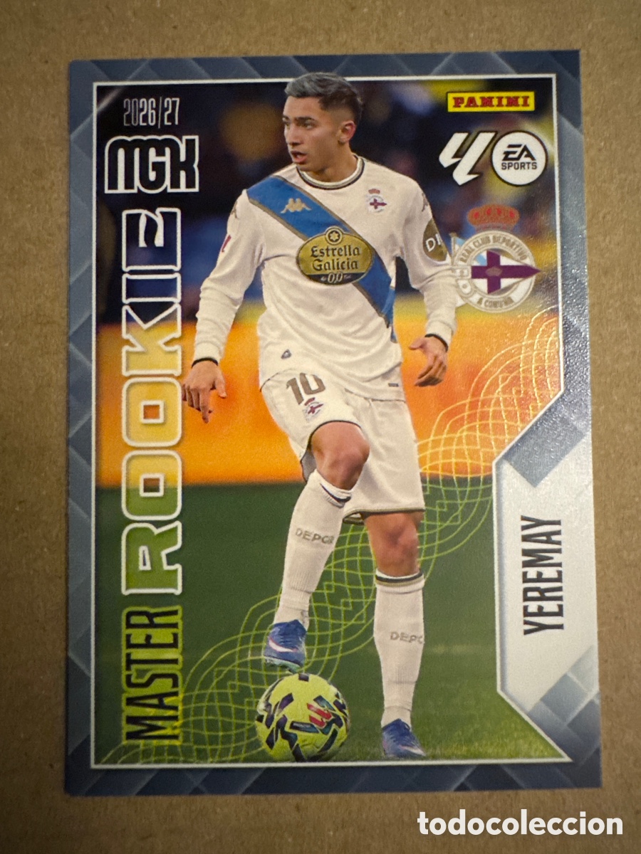 Cromos de Futebol: # 423 Yeremay Deportivo Coru&ntilde;a Master Rookie Megacracks 26 27 2026 2027