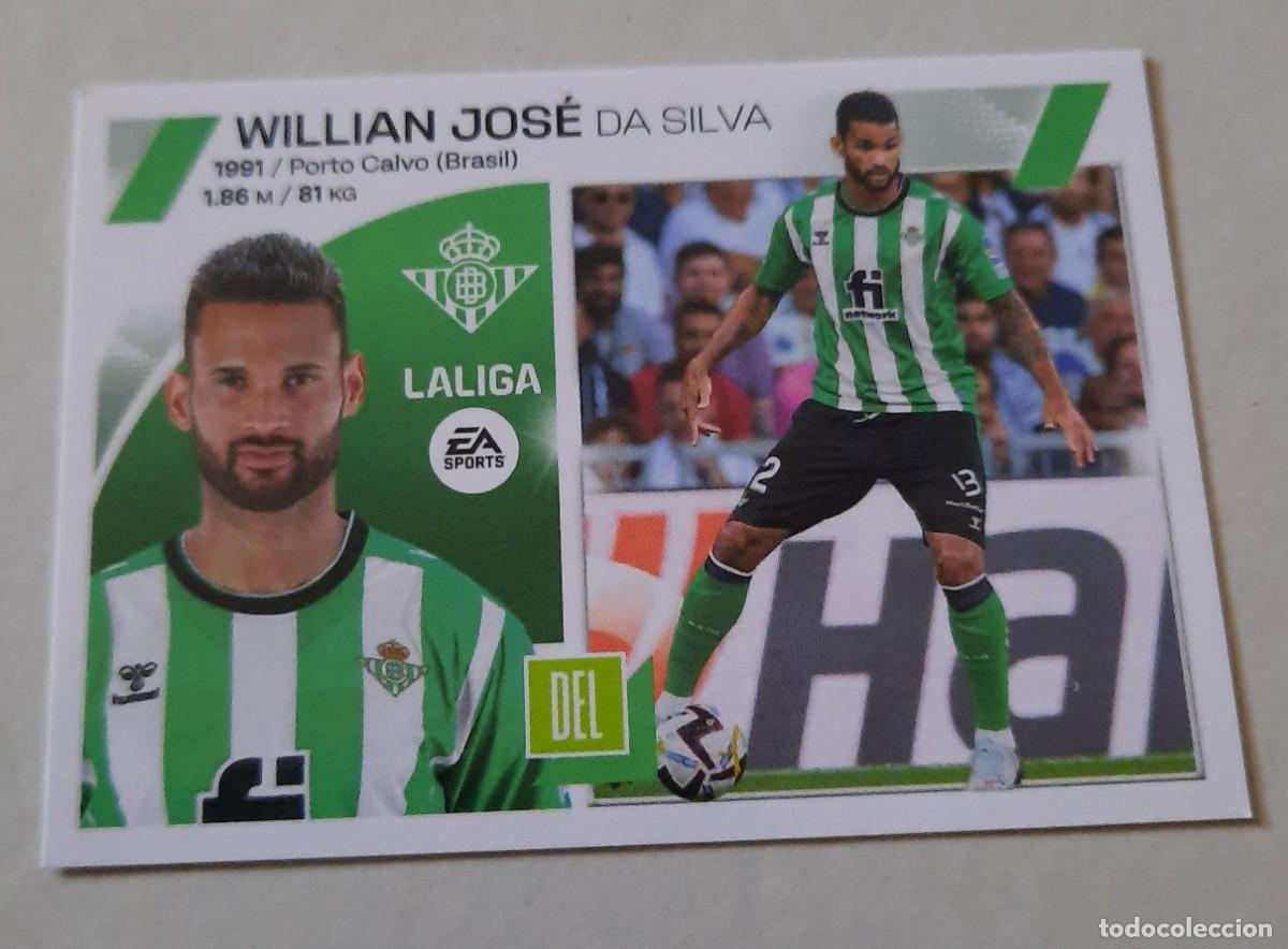 Cromos de f&uacute;tbol: Coloca n&deg;18 BIS Willian Jos&eacute; Real Betis, 2023-24 Este Panini