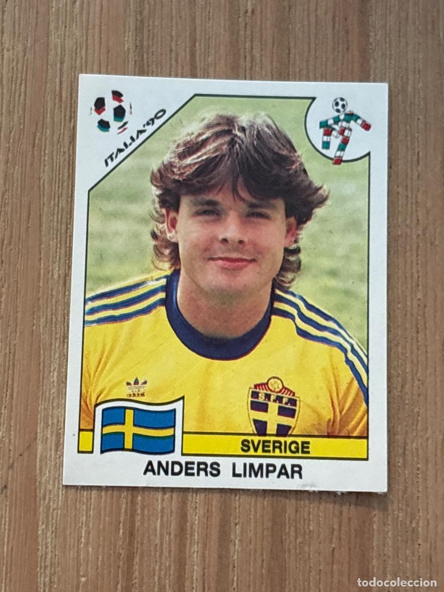 Cromos de f&uacute;tbol: 37. CROMO ANDERS LIMPAR SUECIA N 242 MUNDIAL ITALIA 90 PANINI NUNCA PEGADO SIN PEGAR