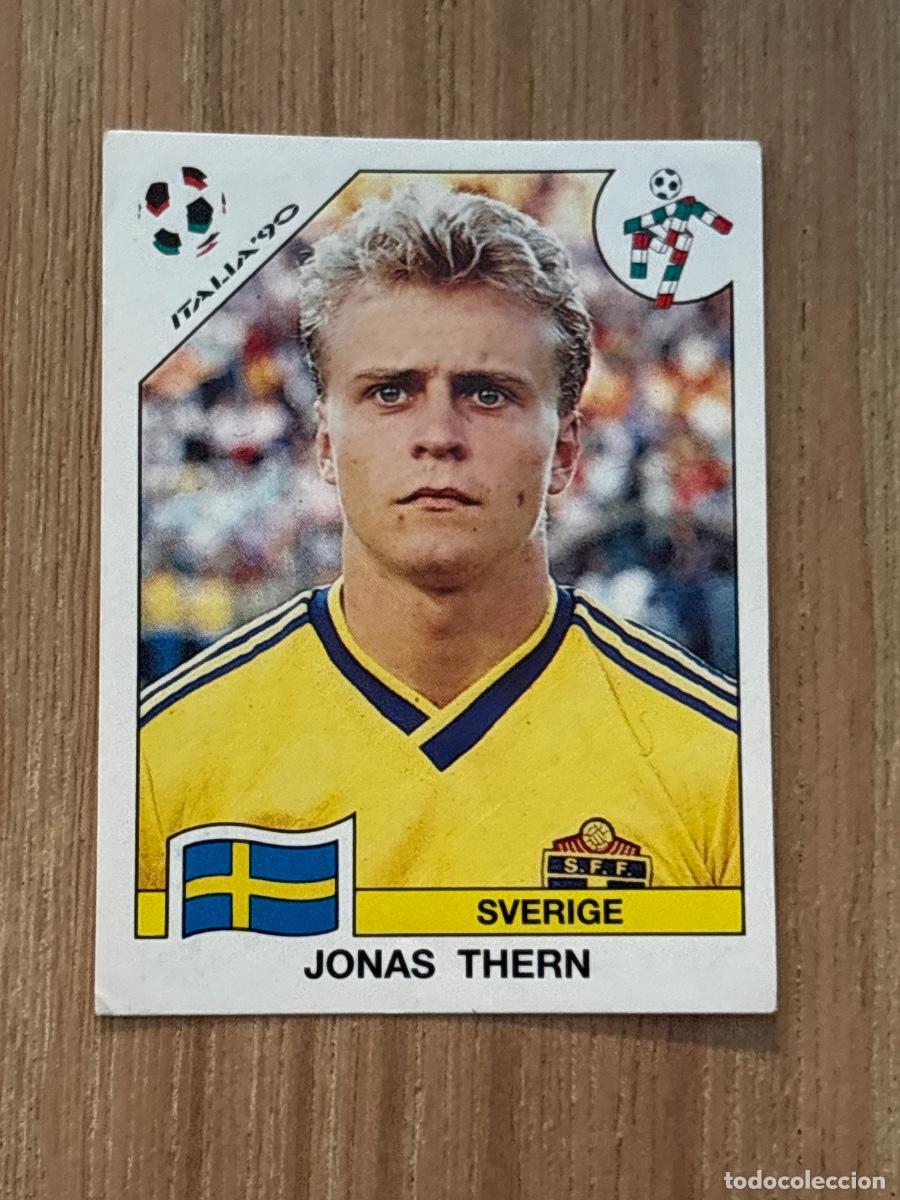 Cromos de f&uacute;tbol: 37. CROMO JON&Aacute;S THERN SUECIA N 239 MUNDIAL ITALIA 90 PANINI NUNCA PEGADO SIN PEGAR