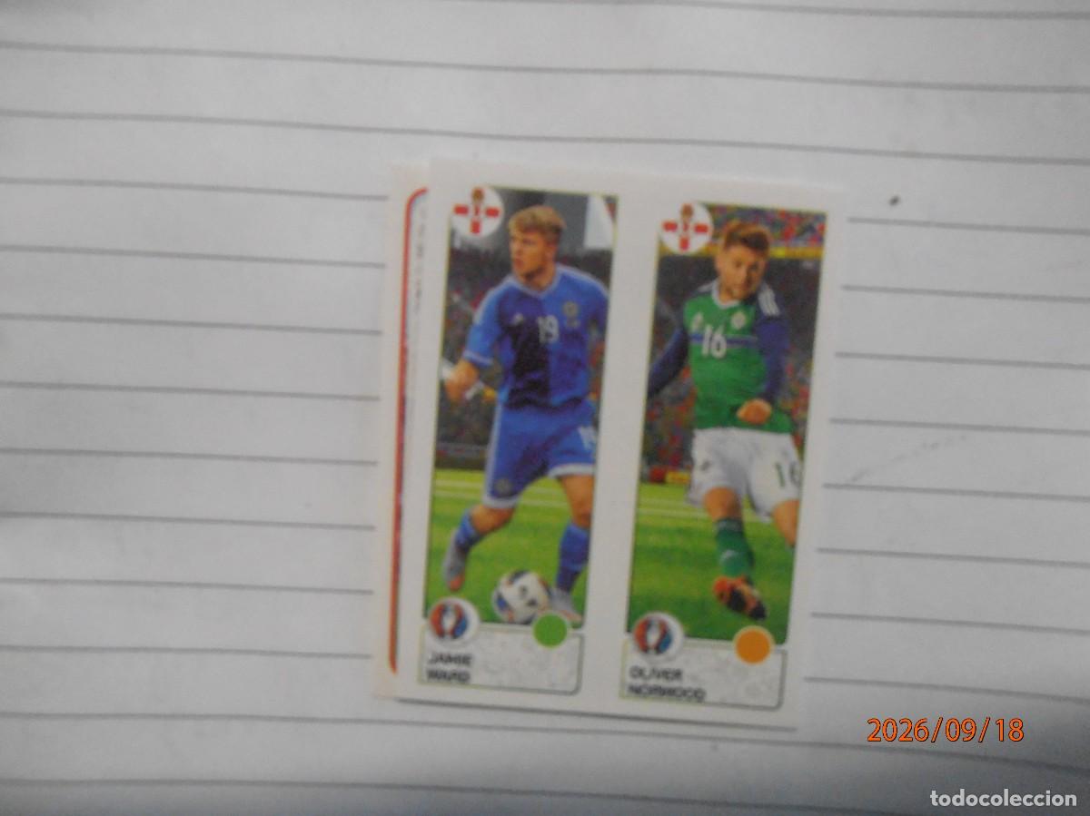 Cromos de f&uacute;tbol: Euro 2016 Francia - 323a y b - Foto 1
