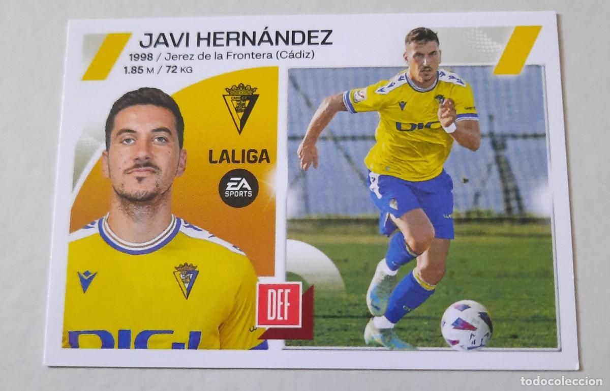 Cromos de f&uacute;tbol: Coloca n&deg;9 BIS Javi Hern&aacute;ndez C&aacute;diz CF, 2023-24 Este Panini