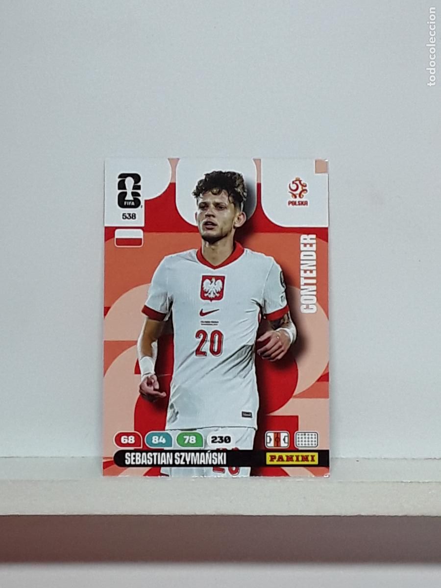 Cromos de f&uacute;tbol: ADRENALYN MUNDIAL 2026 WORLD CUP 26 ALBUM PANINI N 538 POLONIA POLAND SEBASTIAN SZYMANSKI