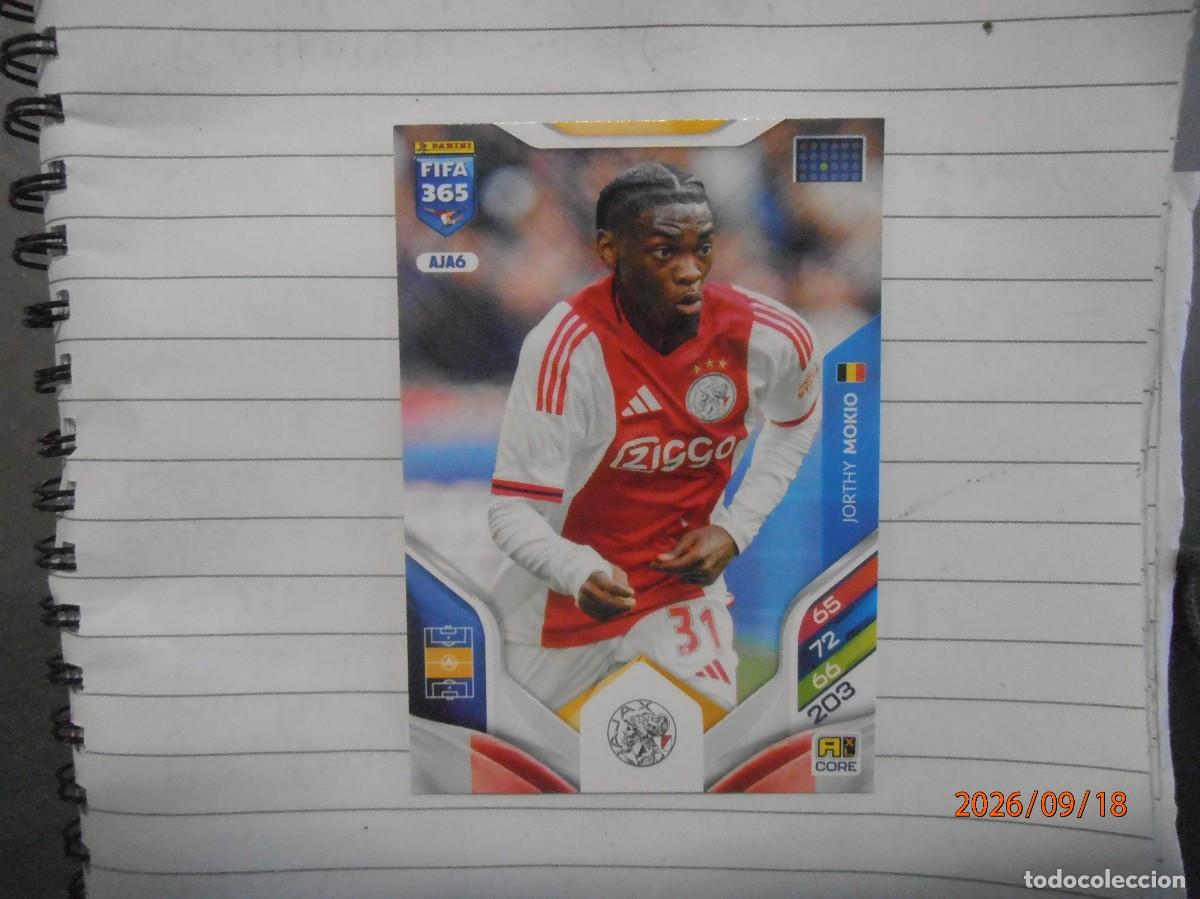 Cromos de f&uacute;tbol: Jorthy Mokio - Ajax Adrenenalyn