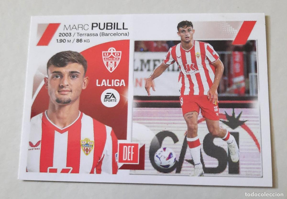 Cromos de f&uacute;tbol: Coloca n&deg;7 BIS Pubill UD Almer&iacute;a, 2023-24 Este Panini