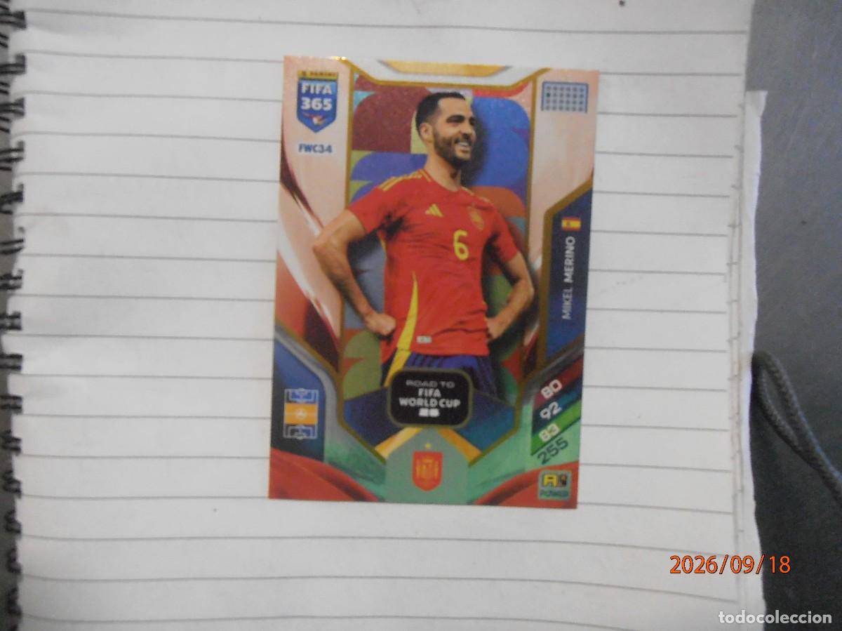Cromos de f&uacute;tbol: mikel Merino - Espa&ntilde;a - Adrenalyn
