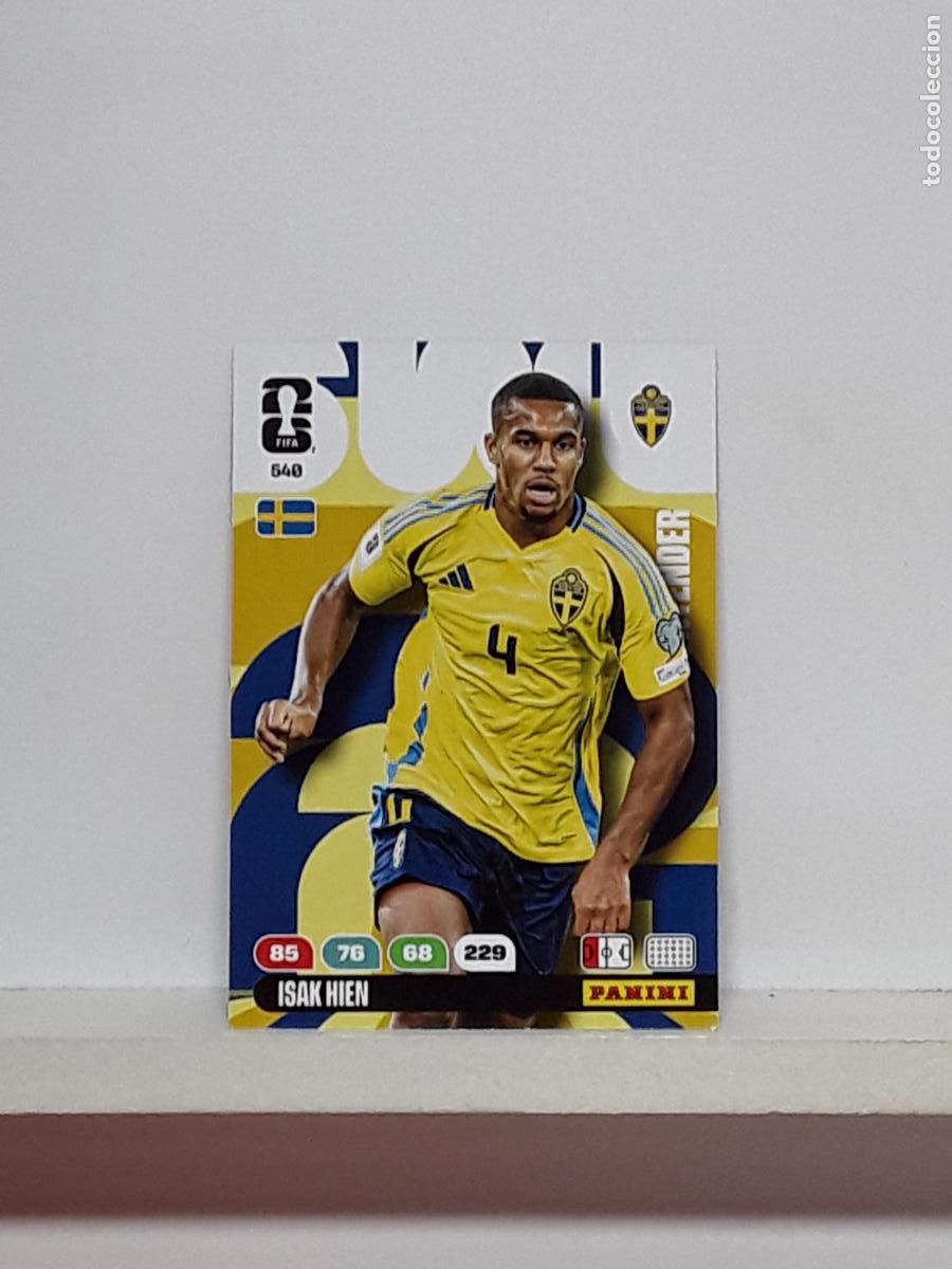 Cromos de f&uacute;tbol: ADRENALYN MUNDIAL 2026 WORLD CUP 26 ALBUM PANINI N 540 SUECIA SWEDEN ISAK HIEN
