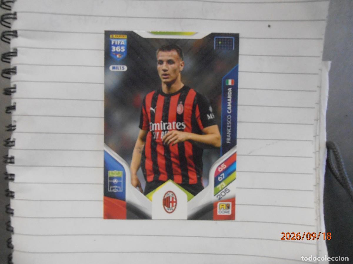 Cromos de f&uacute;tbol: Francesco Camarda - Mil&aacute;n, Adrenalyn
