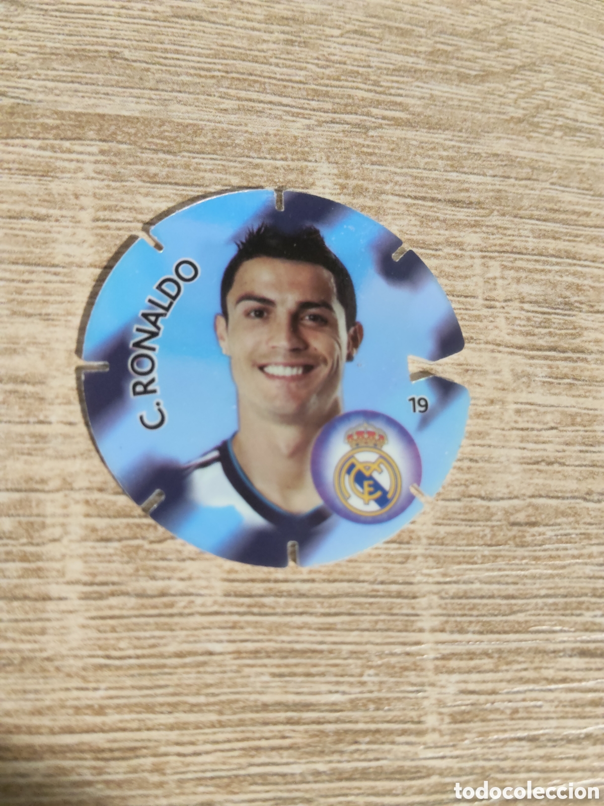Cromos de f&uacute;tbol: Cheetos matutano tazo 19 Cristiano Ronaldo Real Madrid liga 2012 2013 12 13