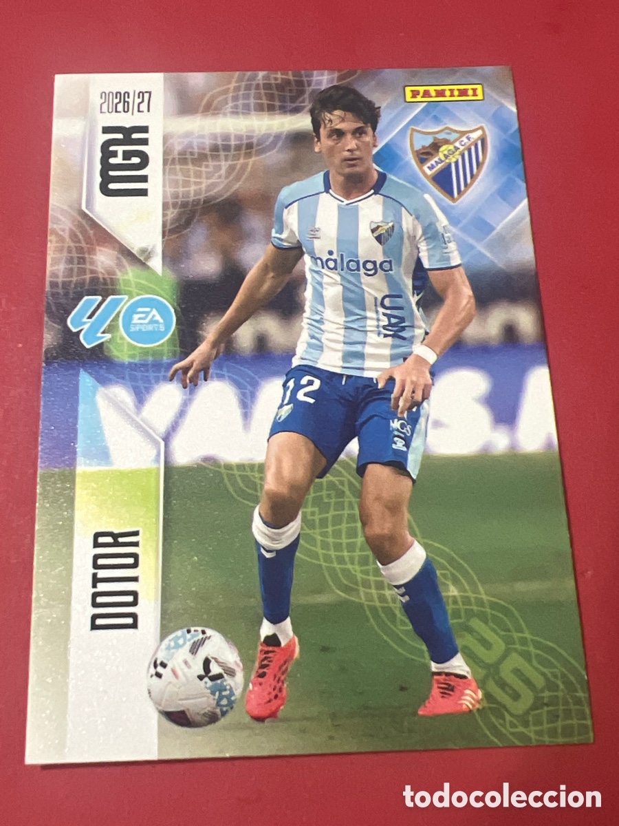 Figurine di Calcio: C3802. MGK 2026/27 MEGACRACKS PANINI. #247 DOTOR. MALAGA CF.