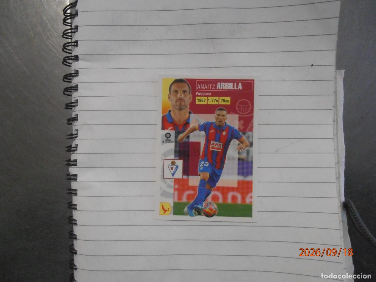 Cromos de f&uacute;tbol: Arbilla - Eibar n. 5 Este 2020-21 - Foto 1