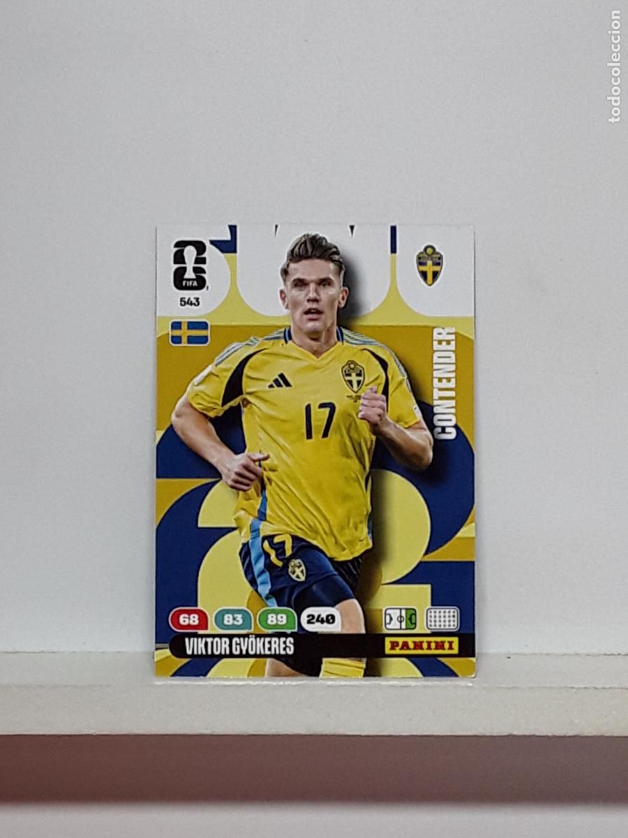 Fu&szlig;ball-Sticker: ADRENALYN MUNDIAL 2026 WORLD CUP 26 ALBUM PANINI N 543 SUECIA SWEDEN VIKTOR GYOKERES