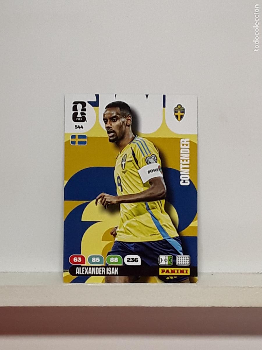Fu&szlig;ball-Sticker: ADRENALYN MUNDIAL 2026 WORLD CUP 26 ALBUM PANINI N 544 SUECIA SWEDEN ALEXANDER ISAK