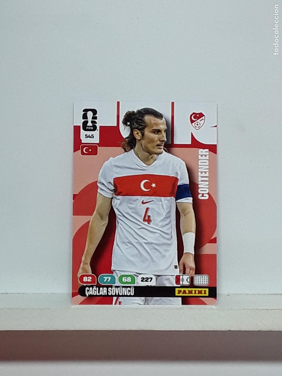 Cromos de Futebol: ADRENALYN MUNDIAL 2026 WORLD CUP 26 ALBUM PANINI N 545 TURQUIA &Ccedil;AGLAR SOYUNCU