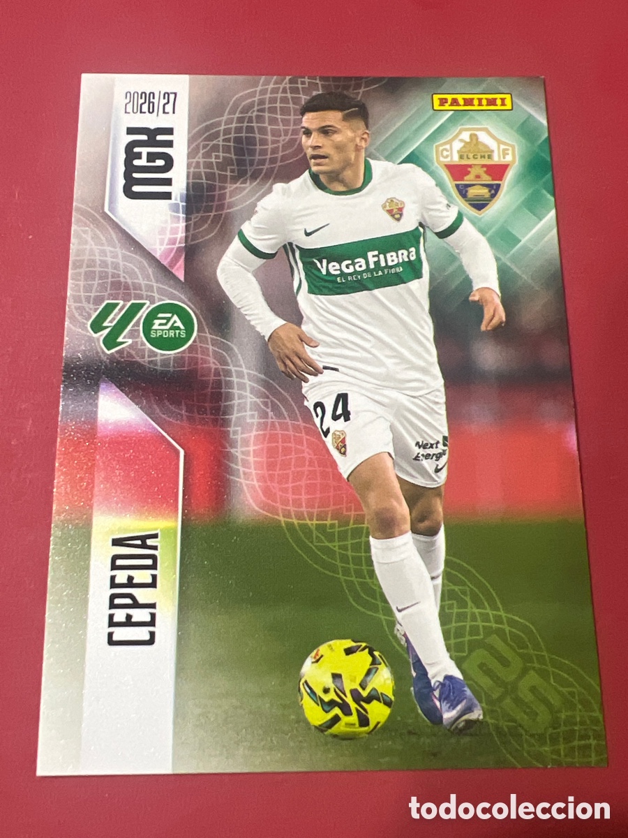 Football Stickers: C3853. 162 CEPEDA ELCHE MEGACRACKS MGK 26-27 2026-2027 PANINI LIGA