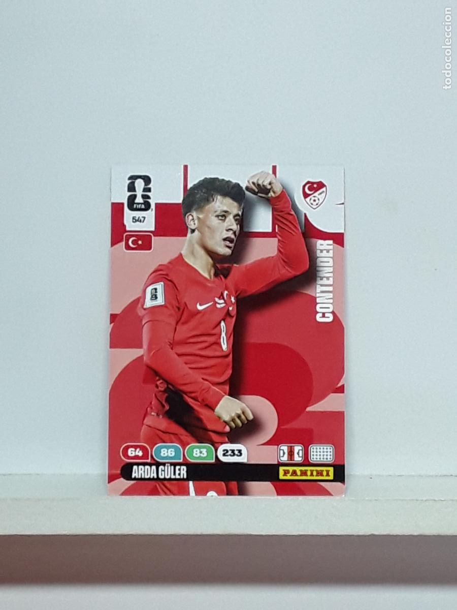 Cromos de f&uacute;tbol: ADRENALYN MUNDIAL 2026 WORLD CUP 26 ALBUM PANINI N 547 TURQUIA ARDA GULER