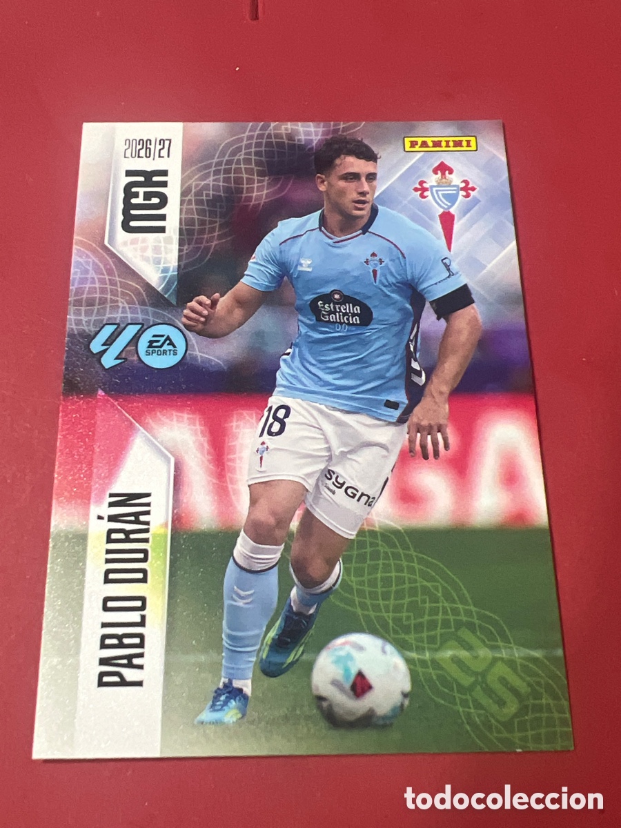 Cromos de f&uacute;tbol: C3855. 123 Pablo Dur&aacute;n Celta Vigo MGK 2026/27 2026 2027 Panini