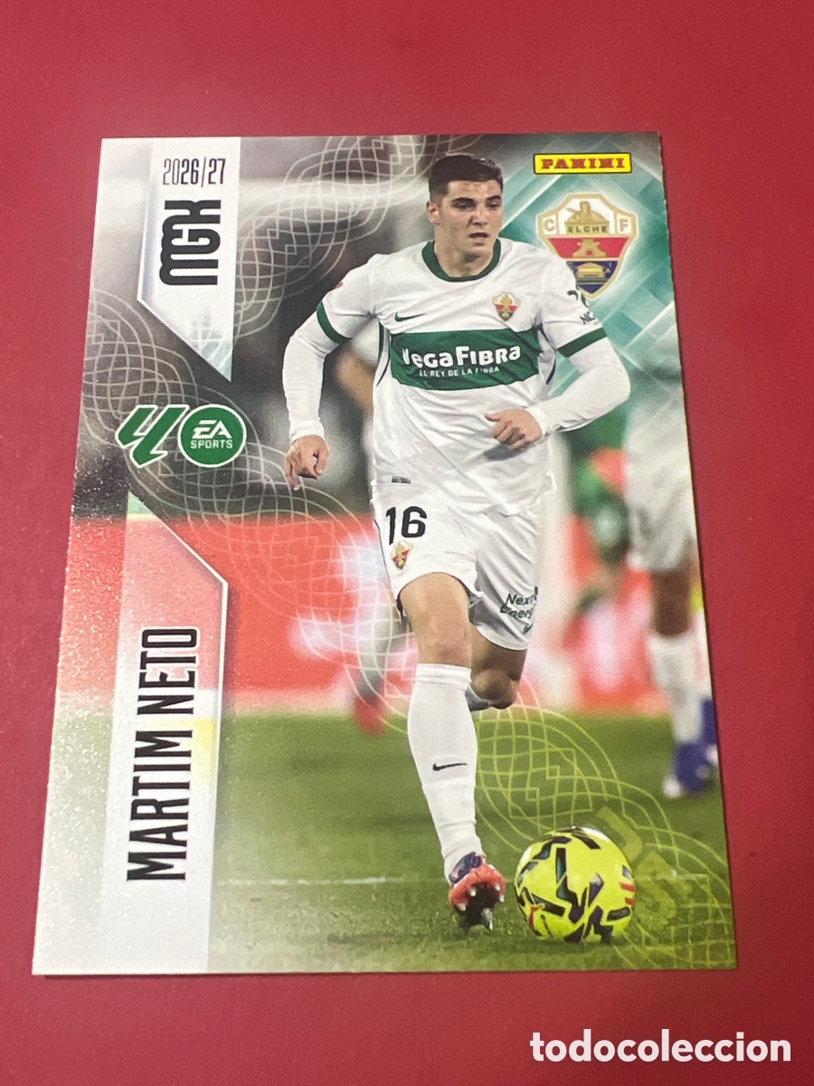 Cromos de Futebol: C3861. MGK 2026/27 MEGACRACKS PANINI. #155 MARTIM NETO. ELCHE CF.