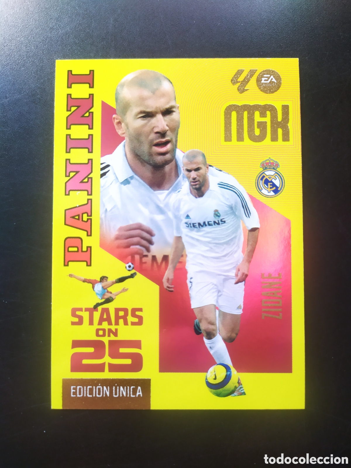 Cromos de f&uacute;tbol: Megacracks 2026 2027 26 27 panini Zidane stars on 25 edici&oacute;n &uacute;nica n&deg; 430 Real Madrid
