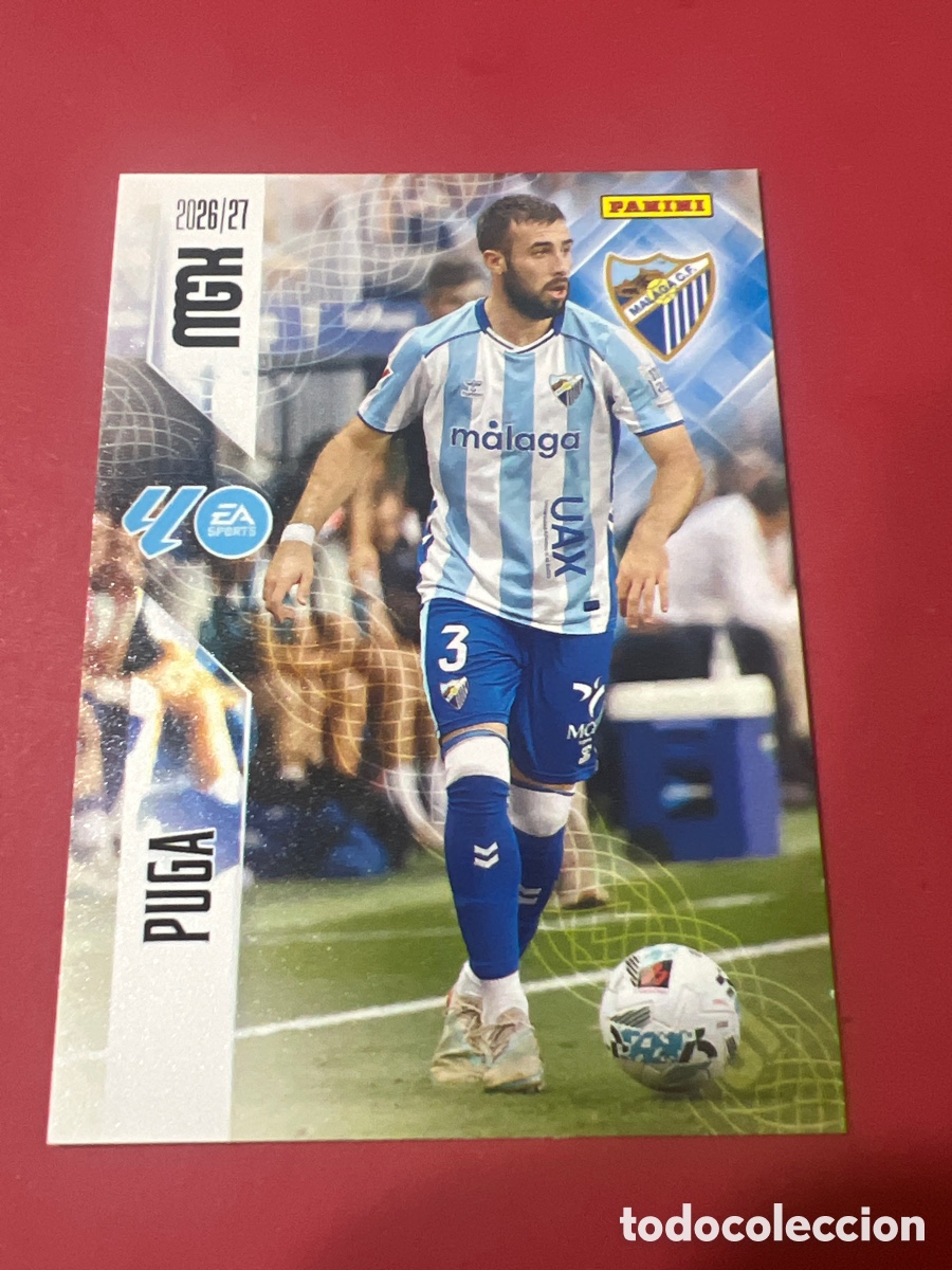 Cromos de Futebol: C3865. 238 PUGA M&Aacute;LAGA MEGACRACKS MGK 26-27 2026-2027 PANINI LIGA