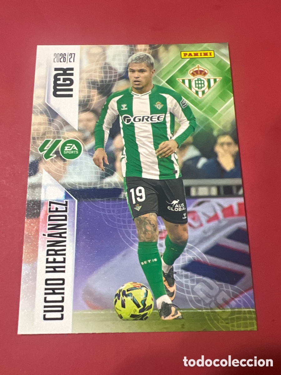 Cromos de Futebol: C3866. MGK 2026/27 MEGACRACKS PANINI. #107 CUCHO HERN&Aacute;NDEZ. R.BETIS