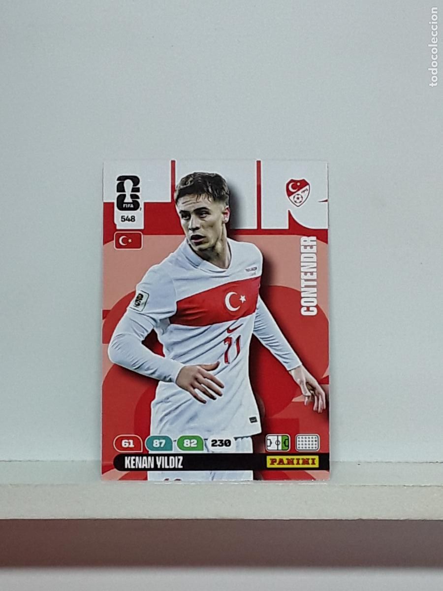 Cromos de Futebol: ADRENALYN MUNDIAL 2026 WORLD CUP 26 ALBUM PANINI N 548 TURQUIA KENAN YILDIZ