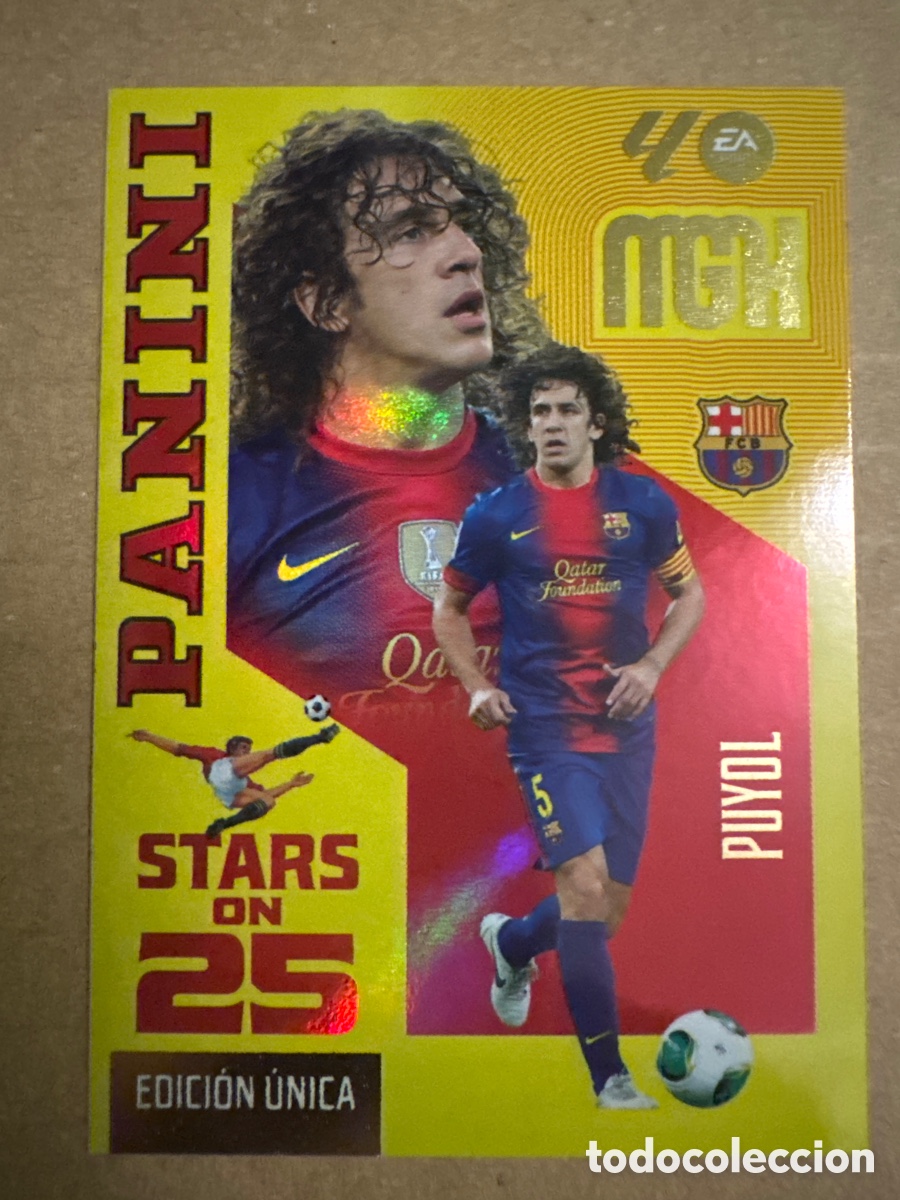 Cromos de Futebol: # 429 Puyol FC Barcelona Stars on 25 Megacracks 26 27 2026 2027 Edici&oacute;n &Uacute;nica