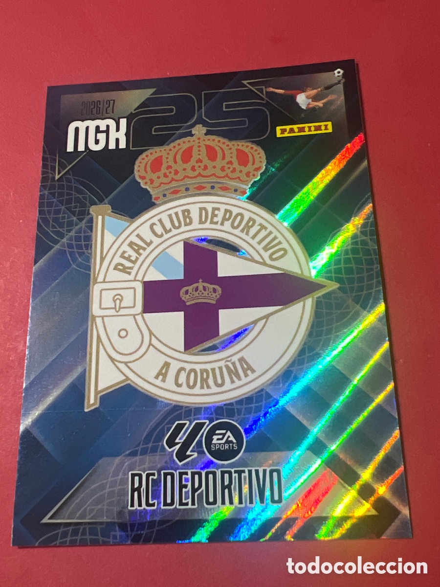 Cromos de Futebol: C3873. MGK 2026/27 MEGACRACKS PANINI. #127 ESCUDO DEPORTIVO DE LA CORU&Ntilde;A