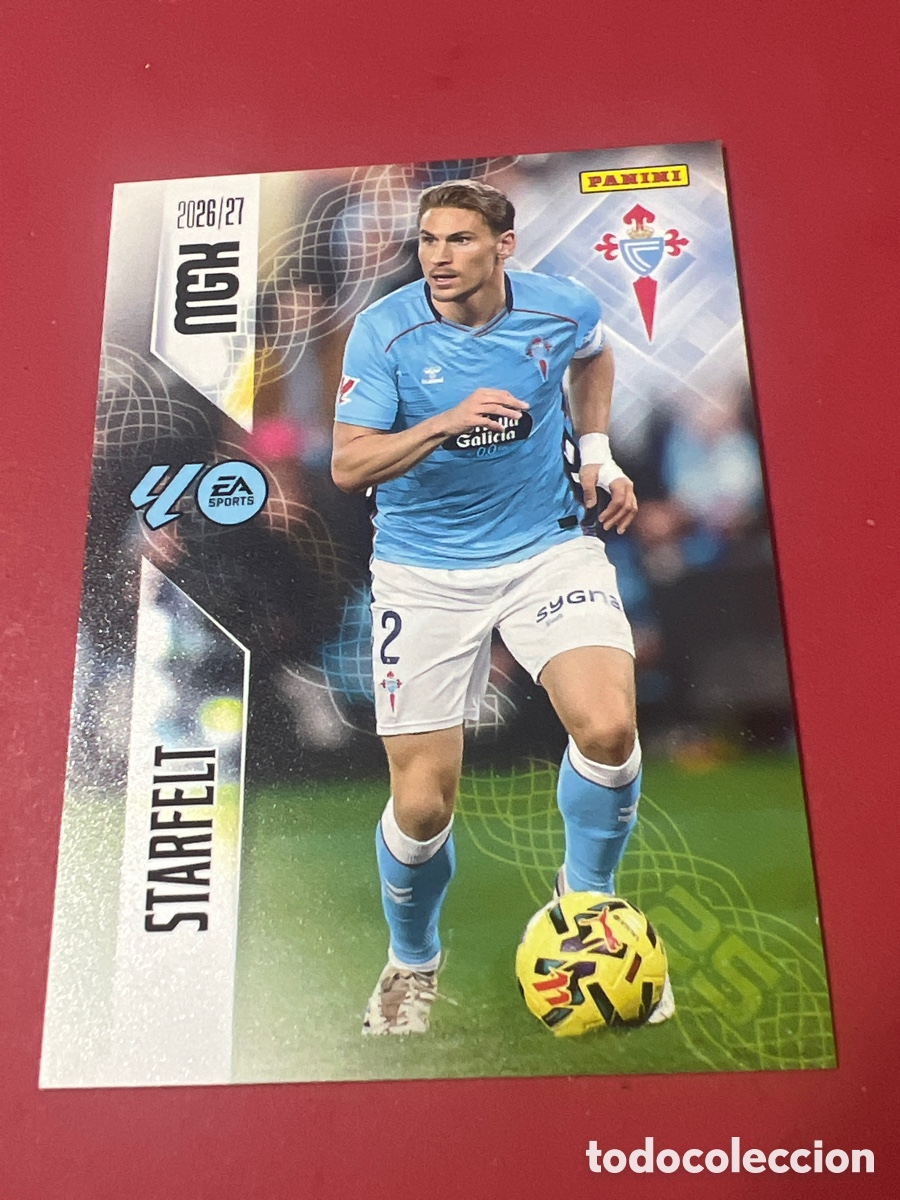 Cromos de f&uacute;tbol: C3874. 115 STARFELT MEGACRACKS MGK 2026 2027 26 27 CELTA DE VIGO