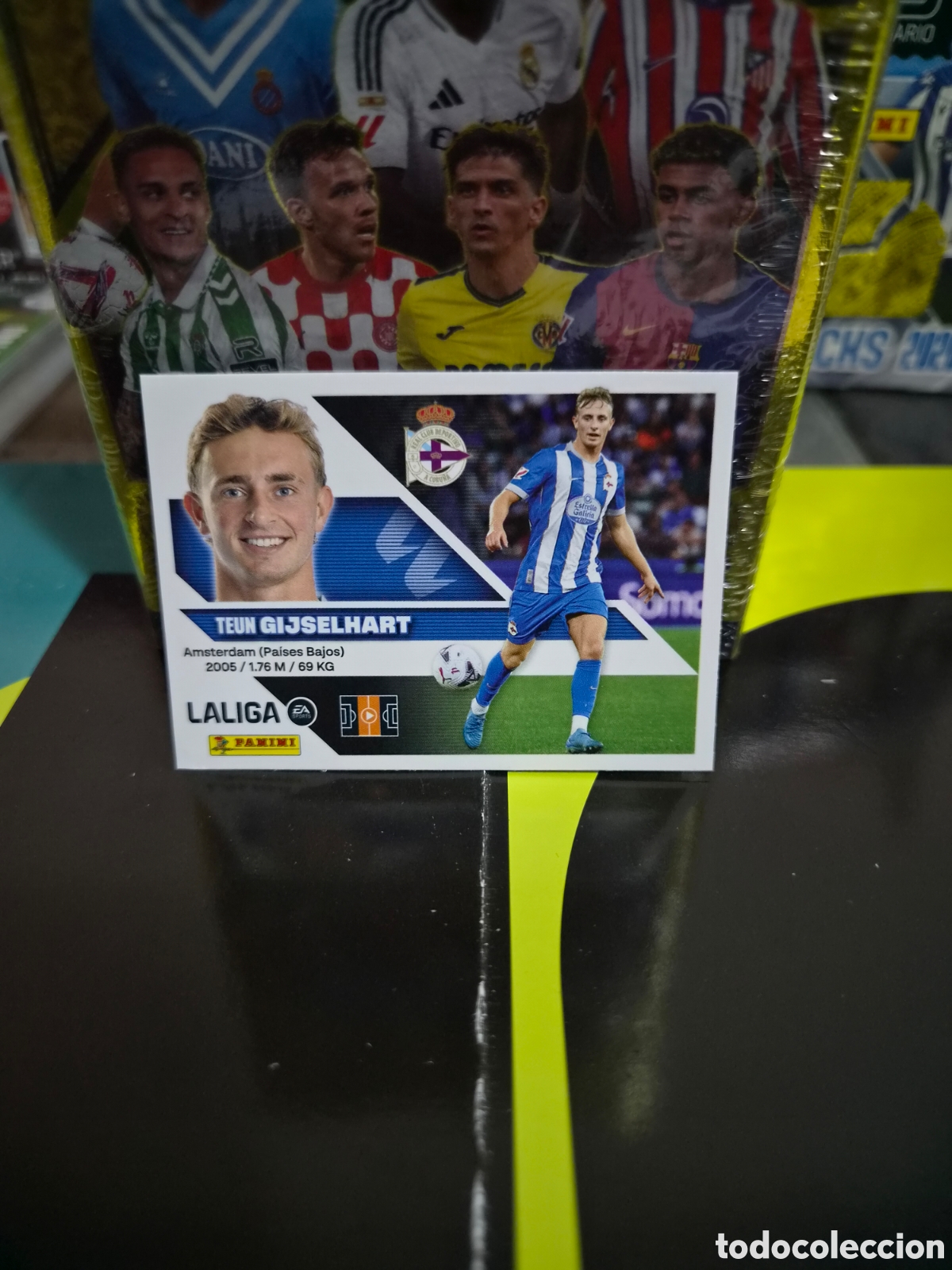 Cartes &agrave; collectionner de Football: N&deg;14Bis Deportivo La Coru&ntilde;a Gijselhart Liga Este 26/27