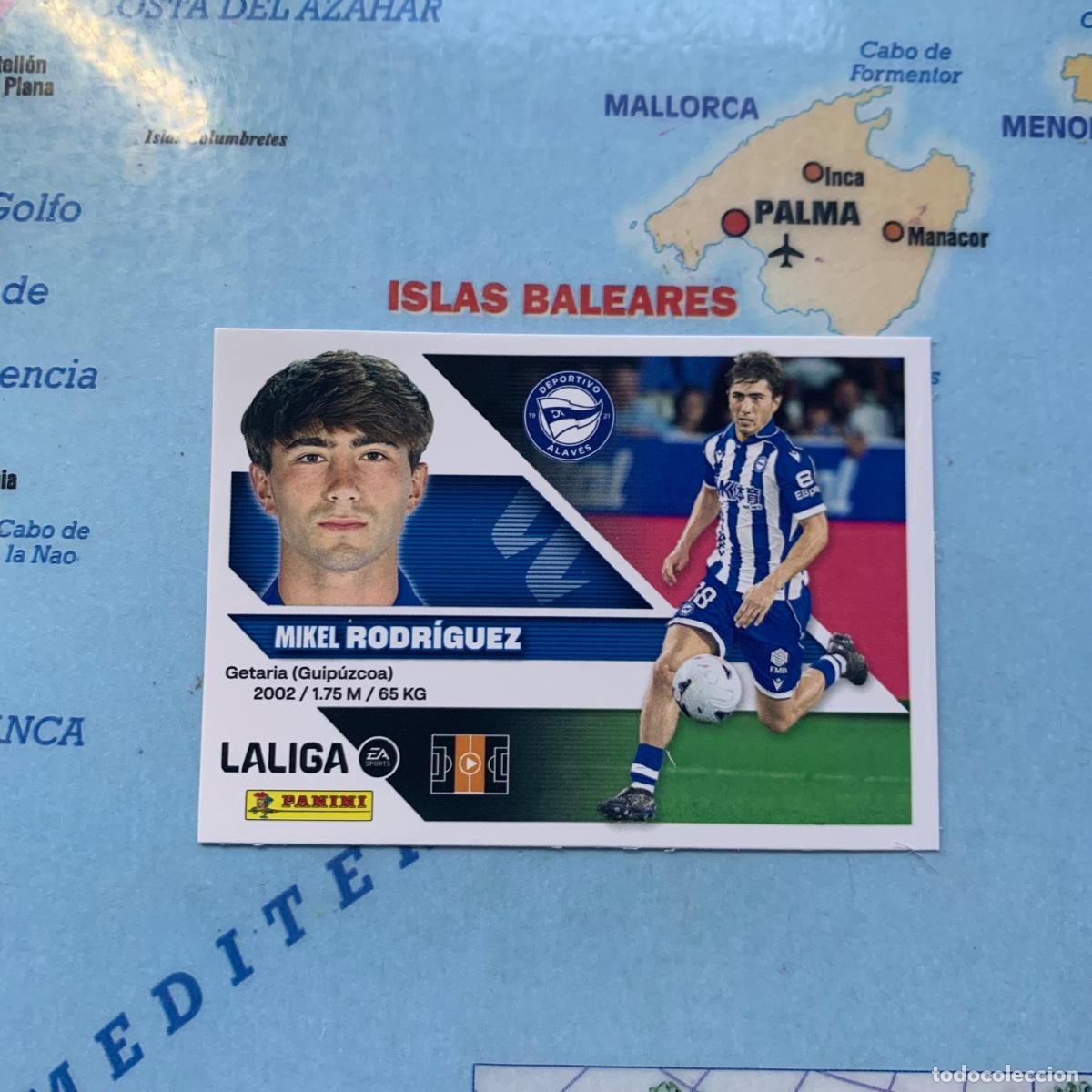 Cromos de f&uacute;tbol: Mikel Rodr&iacute;guez n&uacute;mero 10 Del Alaves cromo de la liga este 26-27 2026-2027