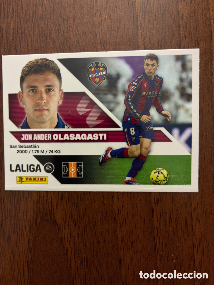 Cromos de f&uacute;tbol: Cromo N&ordm; 12 Jon Ander Olasagasti - Levante UD - Colecci&oacute;n Este Liga 2026-27 - Impecable
