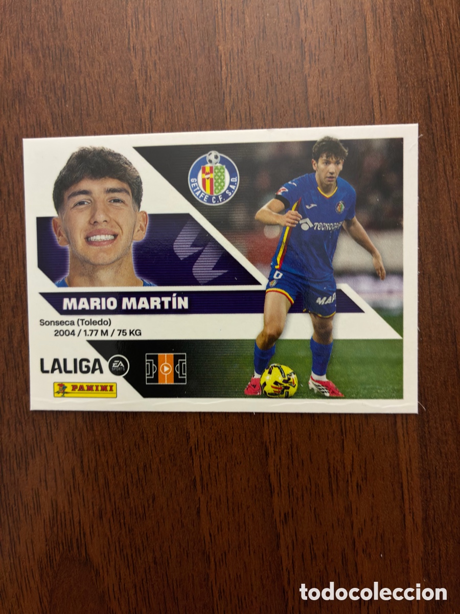Cromos de f&uacute;tbol: Cromo N&ordm; 11 Mario Mart&iacute;n - Getafe CF - Colecci&oacute;n Este Panini Liga 2026-27 - Impecable